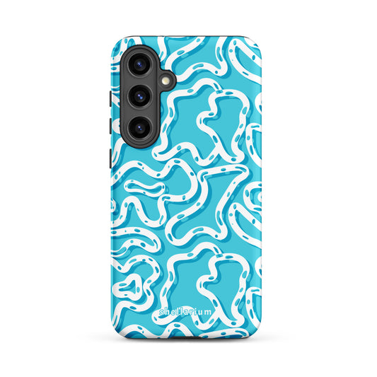 Aqua Swirls Samsung Case    Shellarium.